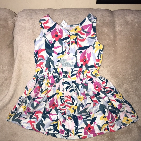 Carter’s 4T multi colored floral print dress 💕 - Picture 2 of 5